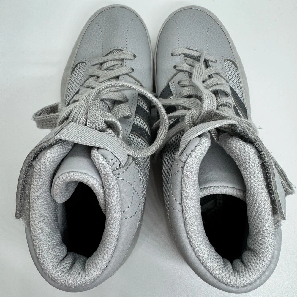 adidas Kids Gray High-Top Shoes
